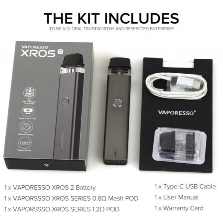 سحبة سيجارة اكس روز 2 - VAPORESSO XROS 2 Kit