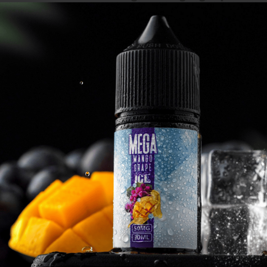 نكهة ميقا مانجو عنب ايس سولت نيكوتين - MEGA MANGO Grape ICE - Salt Nicotine