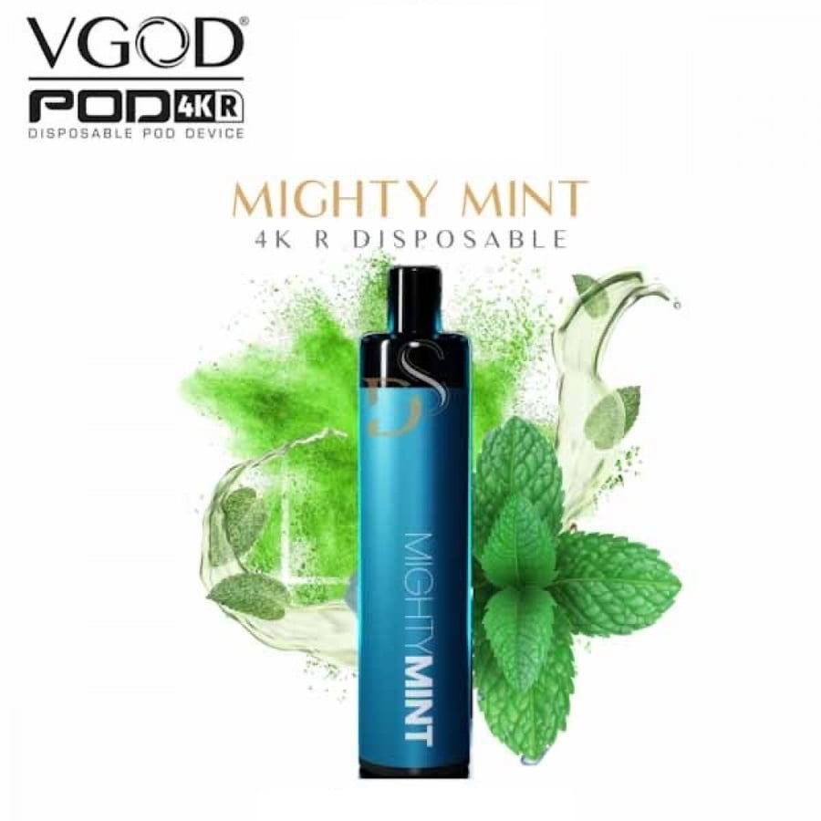 سحبة فيقود 4k مايتي منت 4000 موشة VGOD POD 4K Disposable MIGHTY MINT 4000 PUFFS