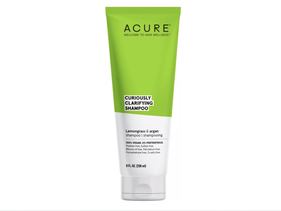 Acor shampoo contains lemongrass and argan, cleanser and conditioner for hair (236.5 ml)