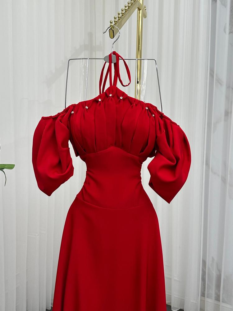 Eid dress red