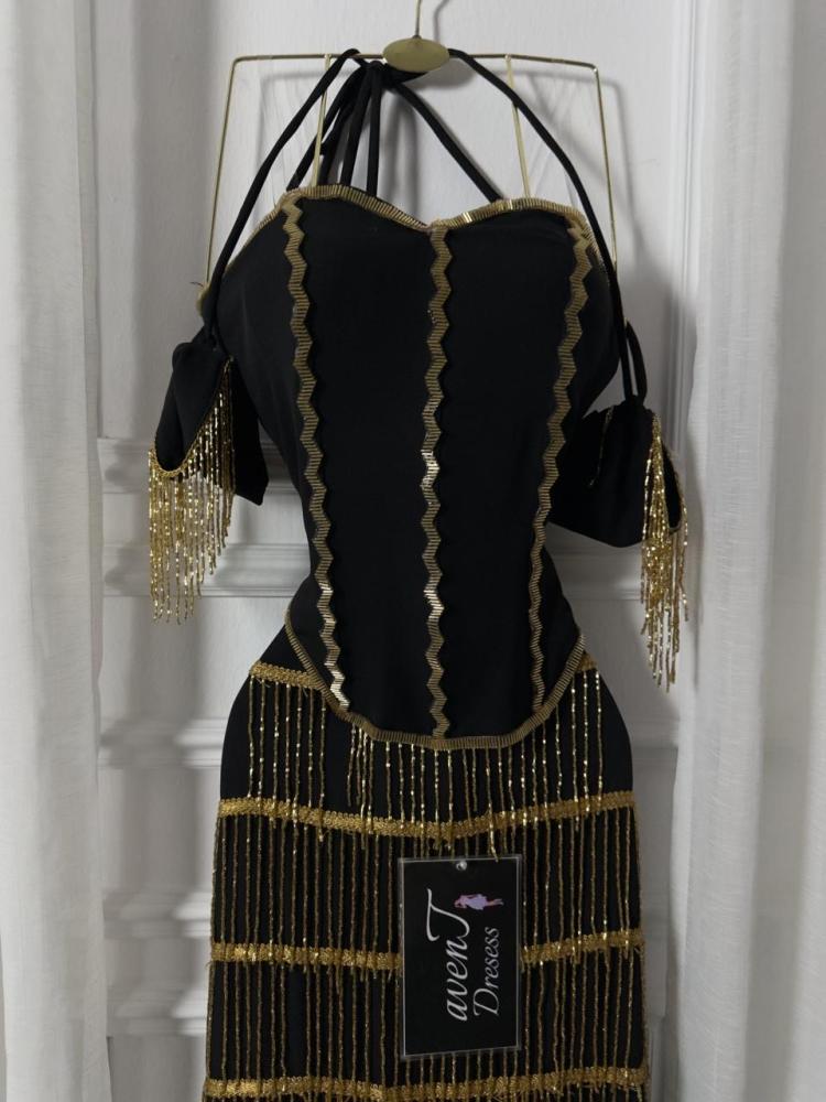 فستان سهره هدب AF1110