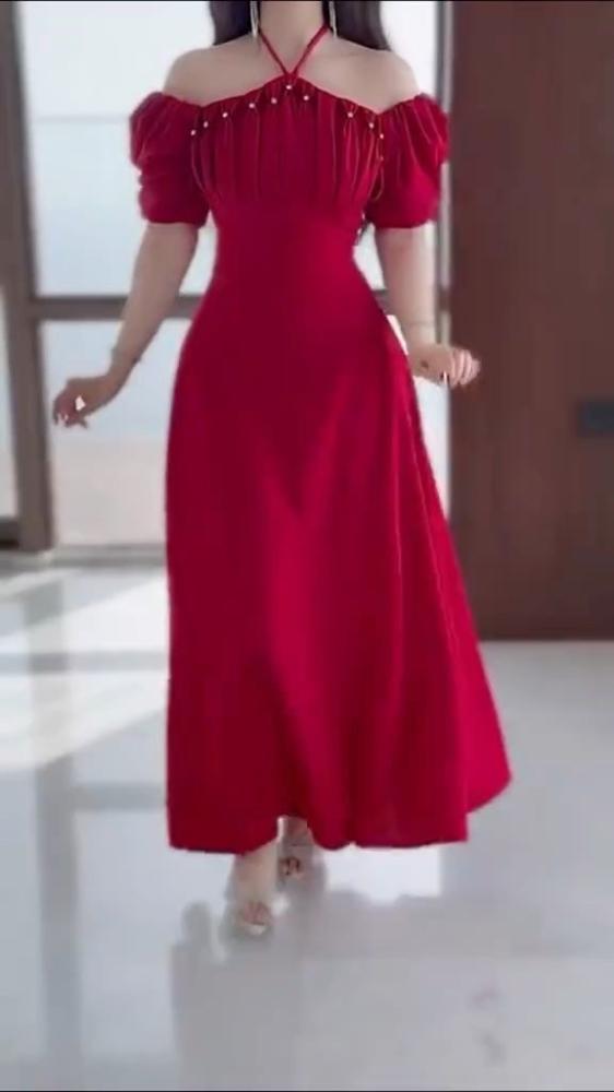 Eid dress red