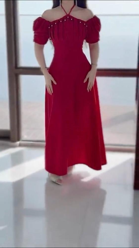 Eid dress red