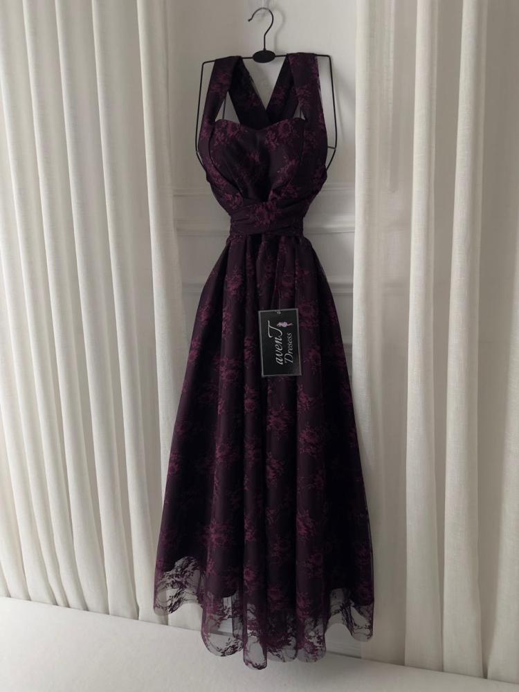 فستان Purple العيد A0099