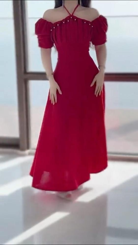 Eid dress red