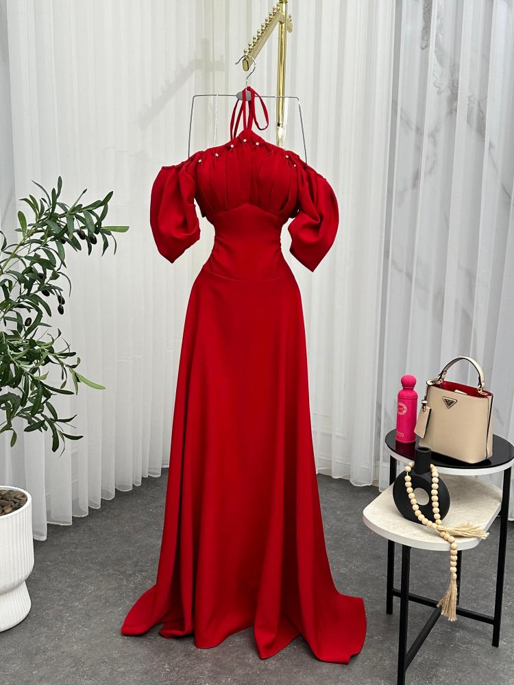 Eid dress red