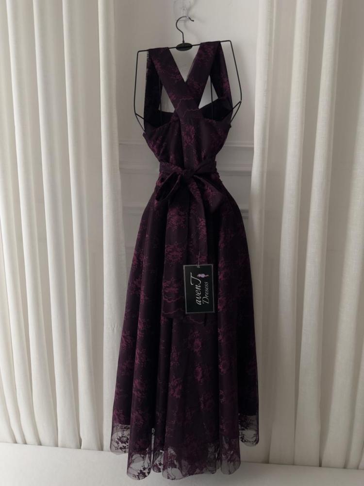 فستان Purple العيد A0099