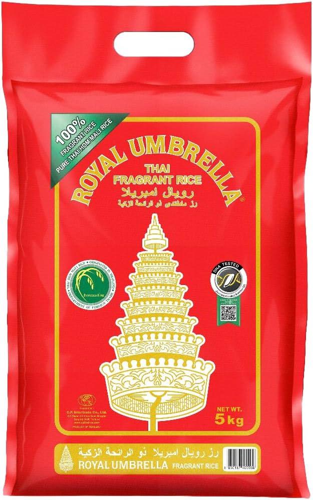Fragrant Thai rice from Royal Umbrella, 5 kg - one package