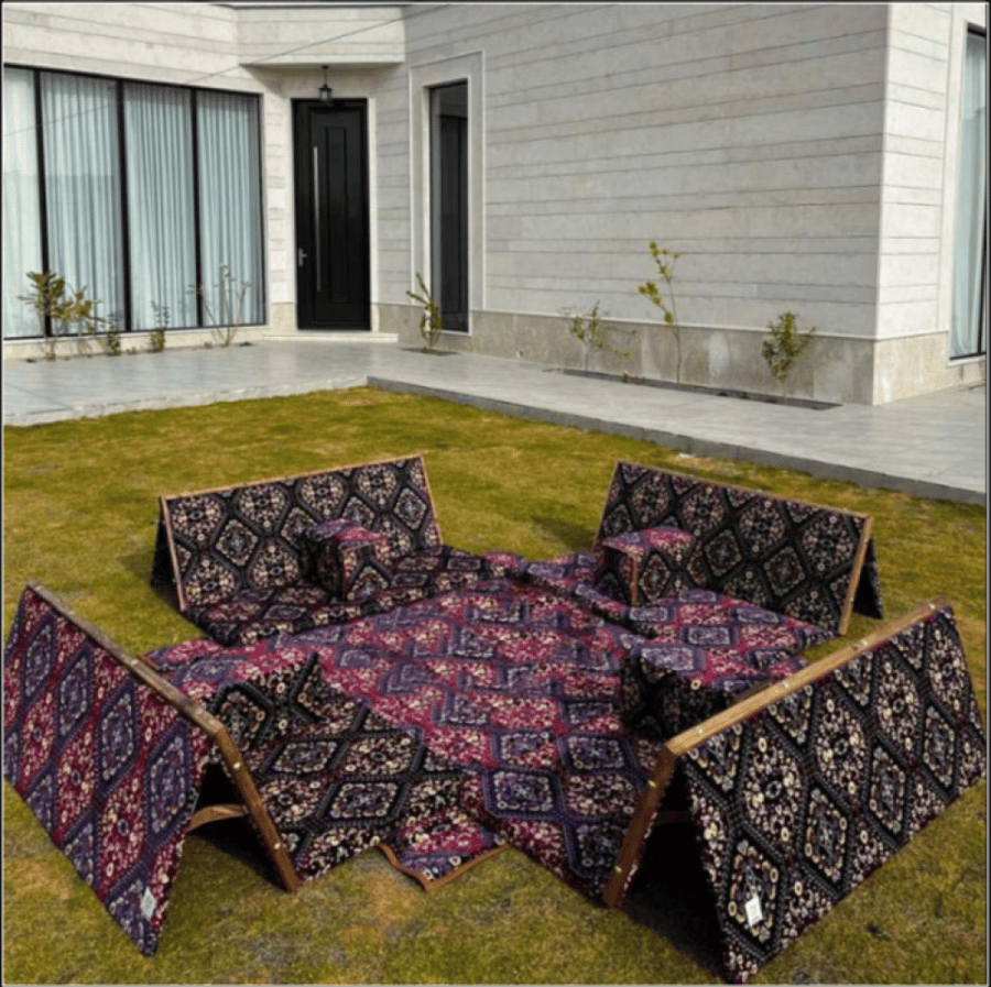 بكج مجلس الفخامة عدة الوان