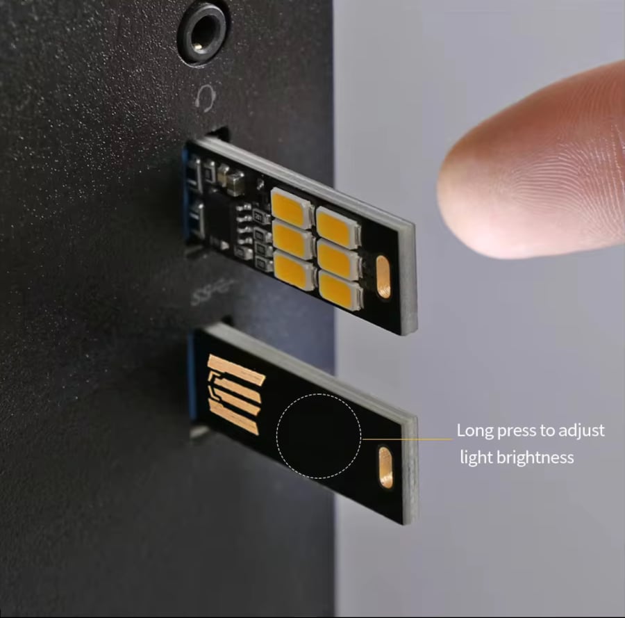 لمبة السهاري الجديده USB اللون كريمي