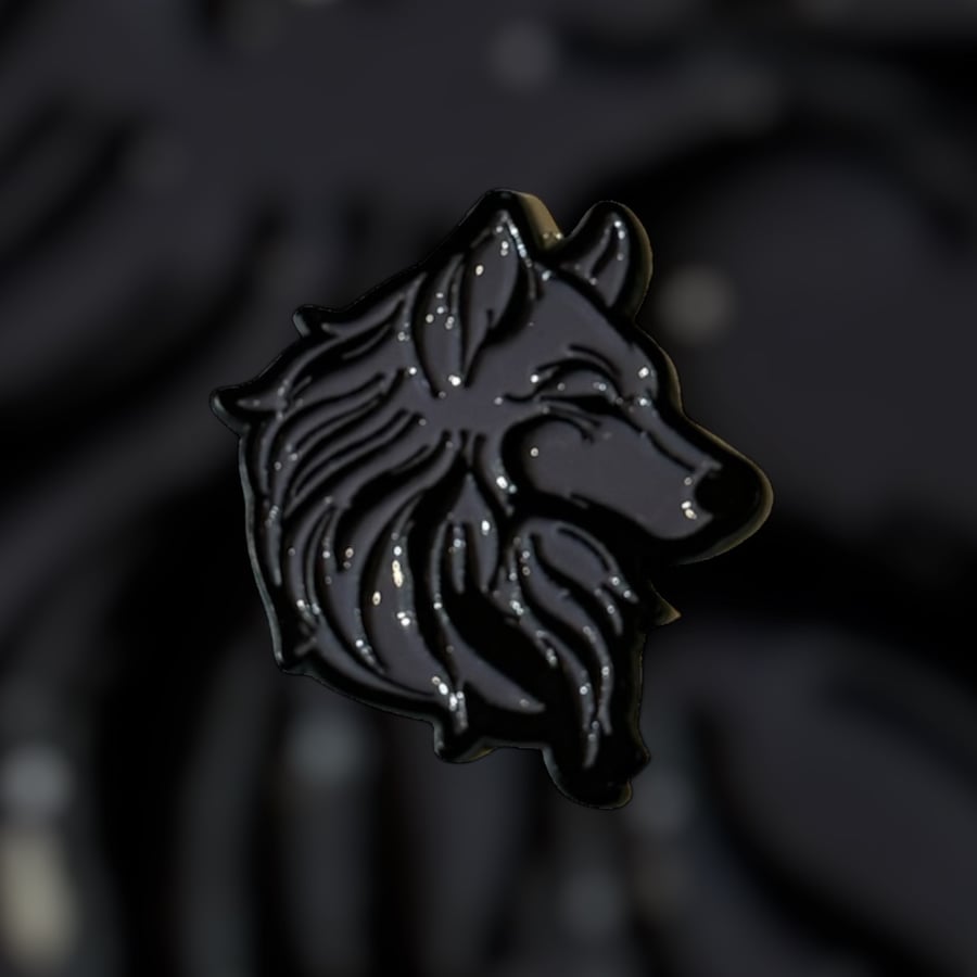 The wolf sticker (metal)