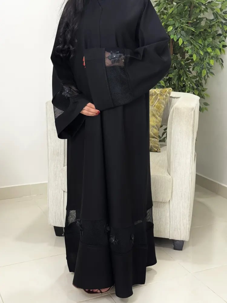 عباية كاجوال بتُل على الاكمام