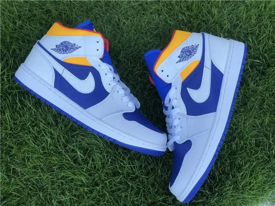 Air Jordan 1 MID "Royal Blue / Laser Orange"