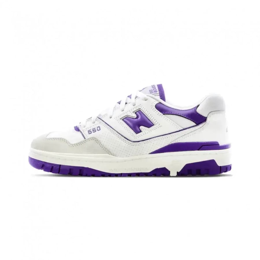 New Balance 550 White Purple