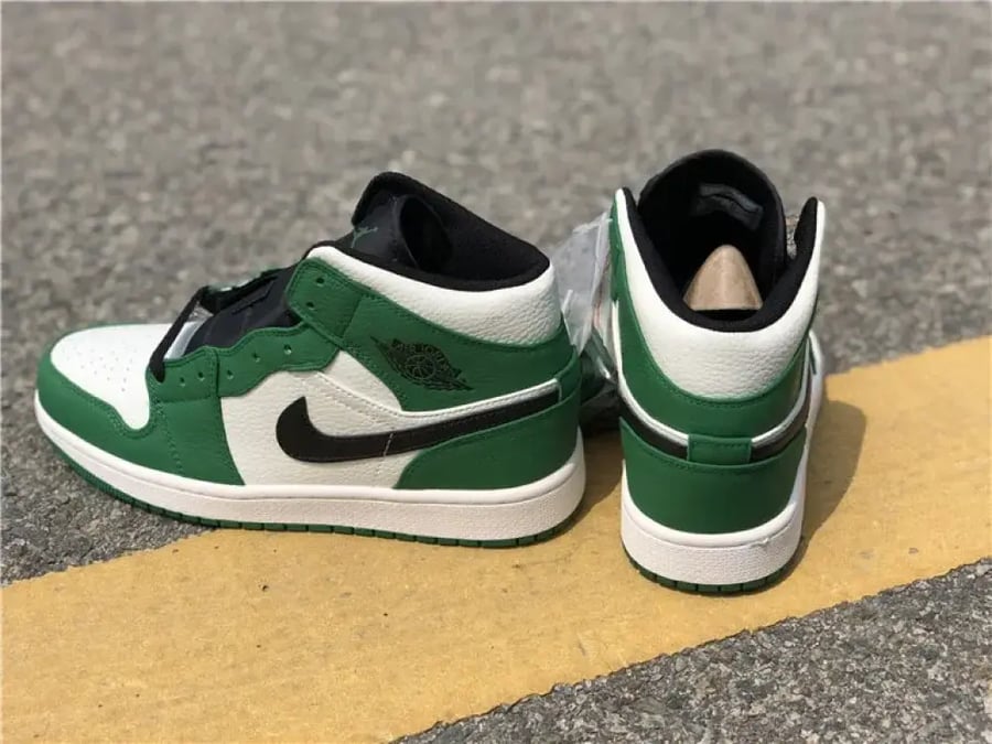 air jordan 1 mid pine green