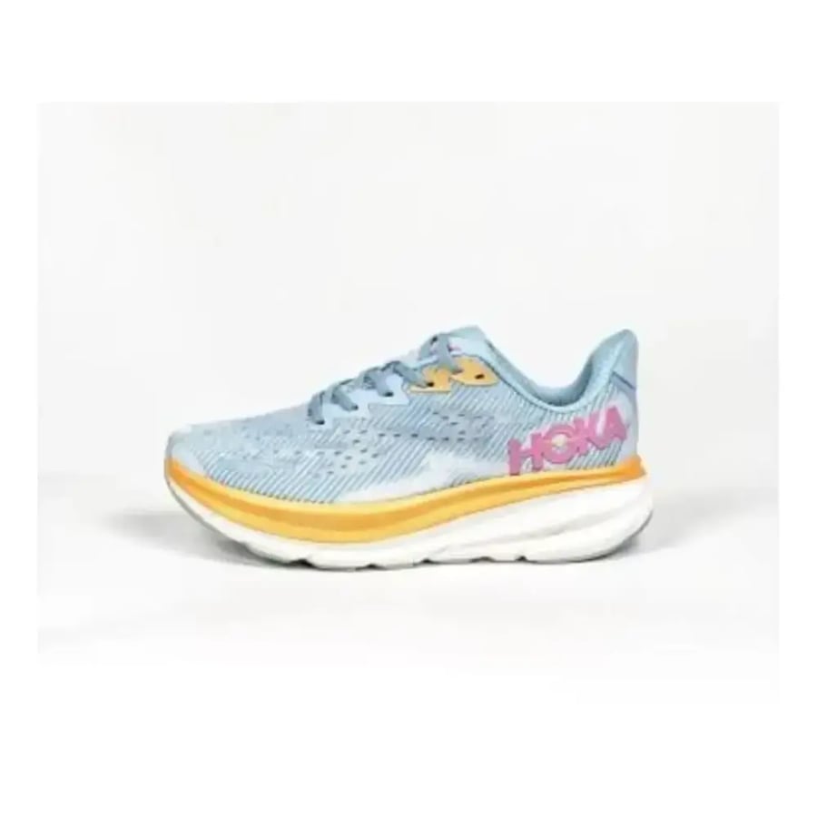 HOKA Clifton 10 - Light Blue/Orange