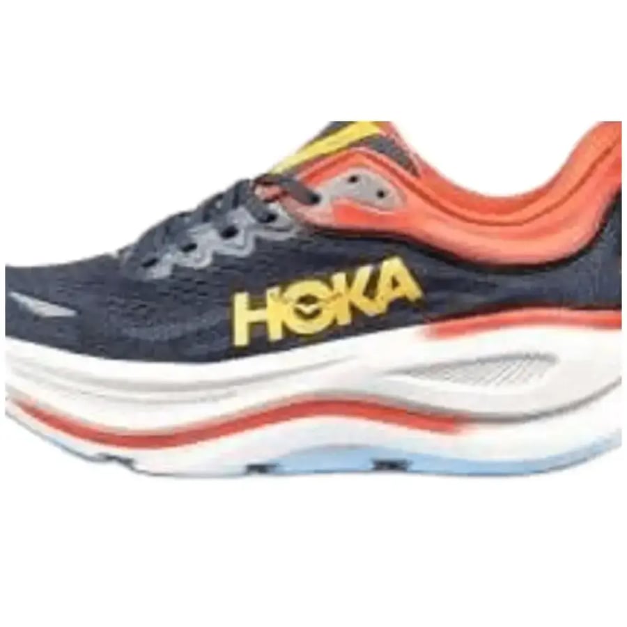 HOKA Bondi 9 - Navy/Orange