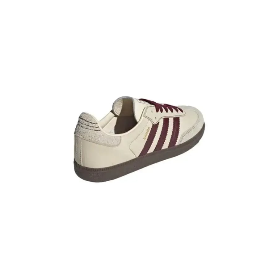 حذاء اديداس سامبا أبيض عاجي مارون – adidas Samba