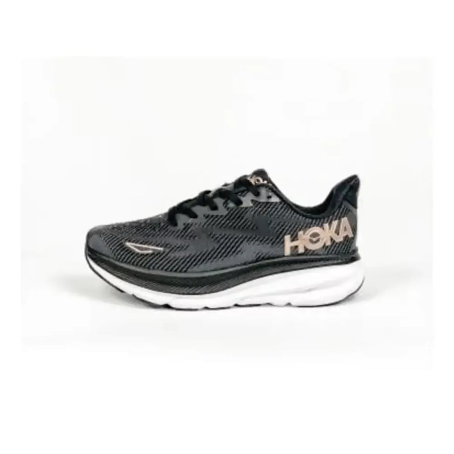 HOKA Clifton 10 - Black/Rose Gold