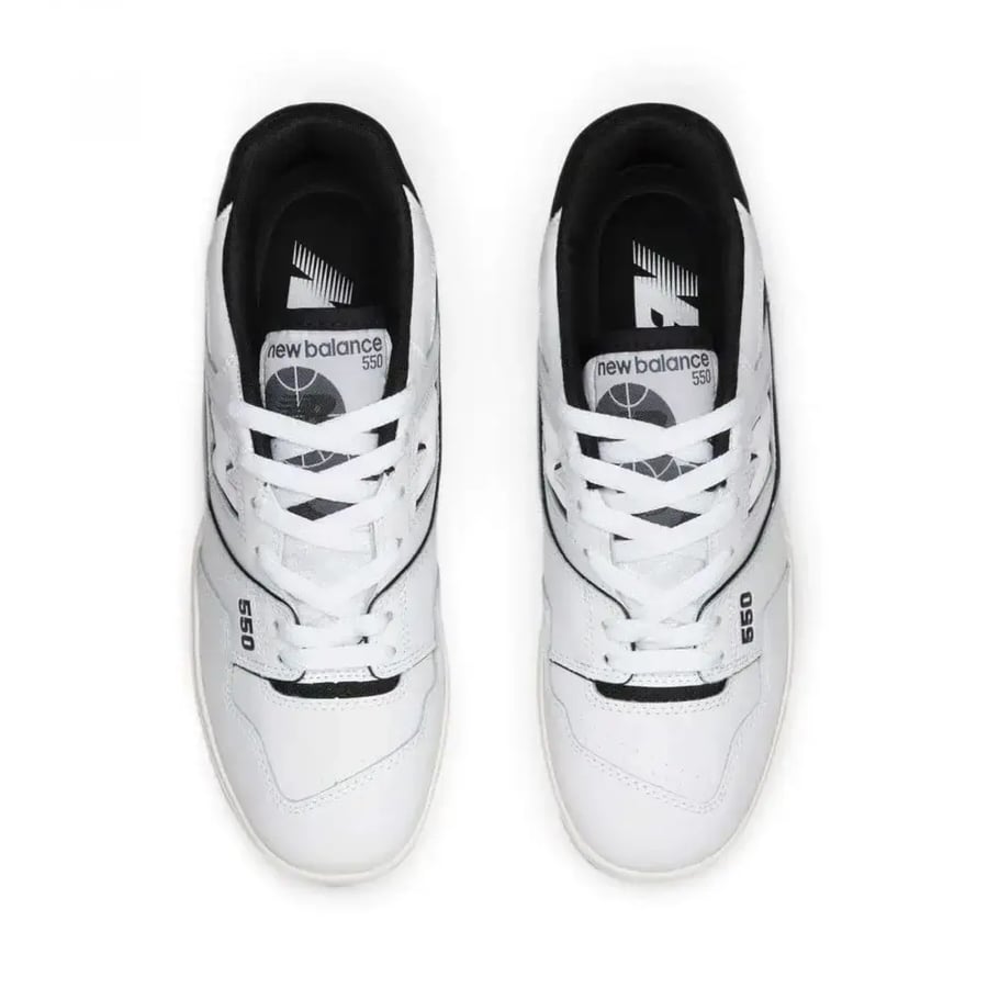 New Balance 550 WHITE BLACK