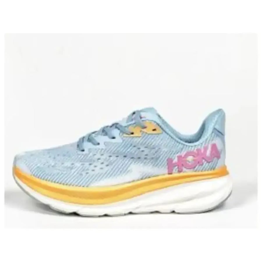 HOKA Clifton 10 - Light Blue/Orange