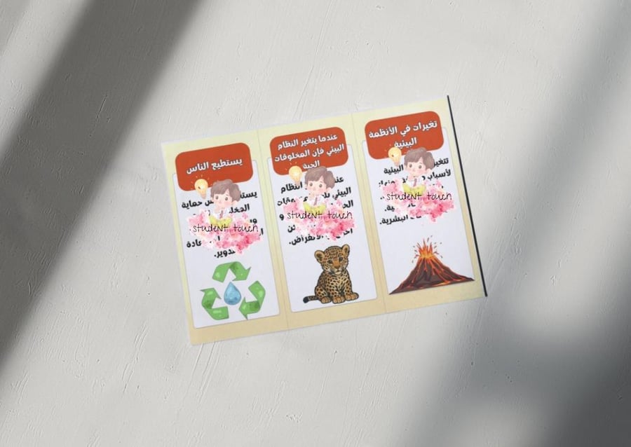 مطوية التغيرات في الأنظمة البيئية