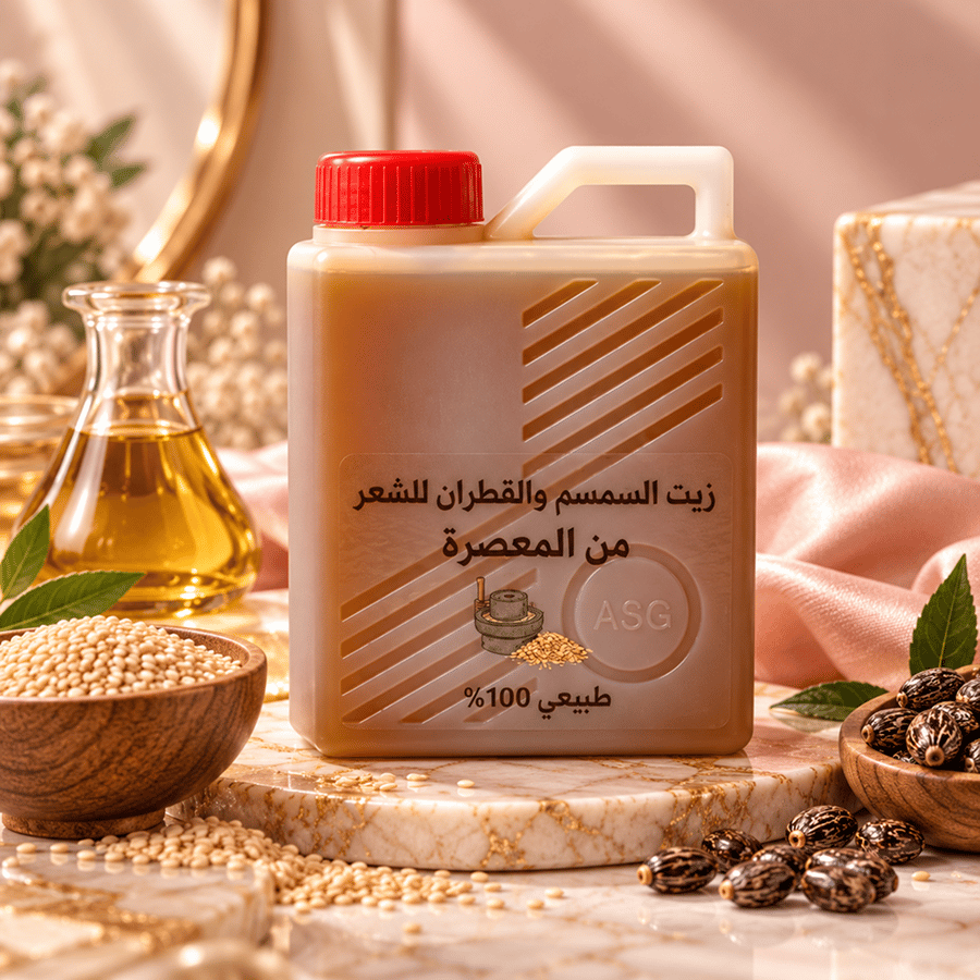 زيت إكسير القطران والسمسم