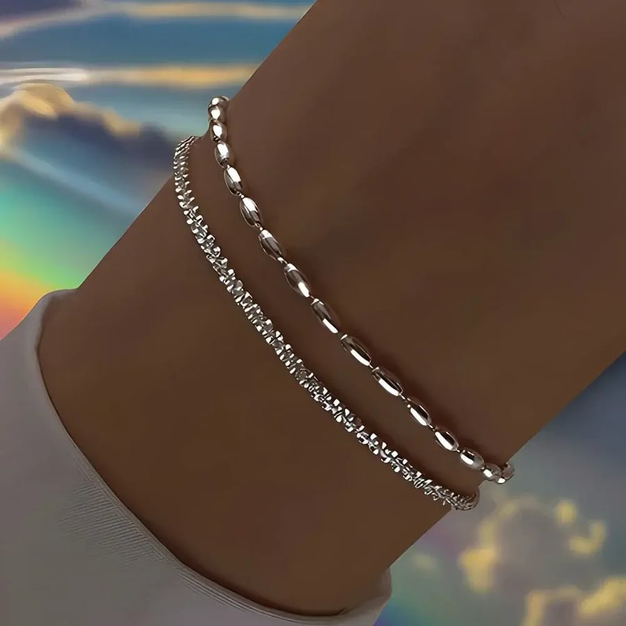 أساور فضة S925 نجوم
