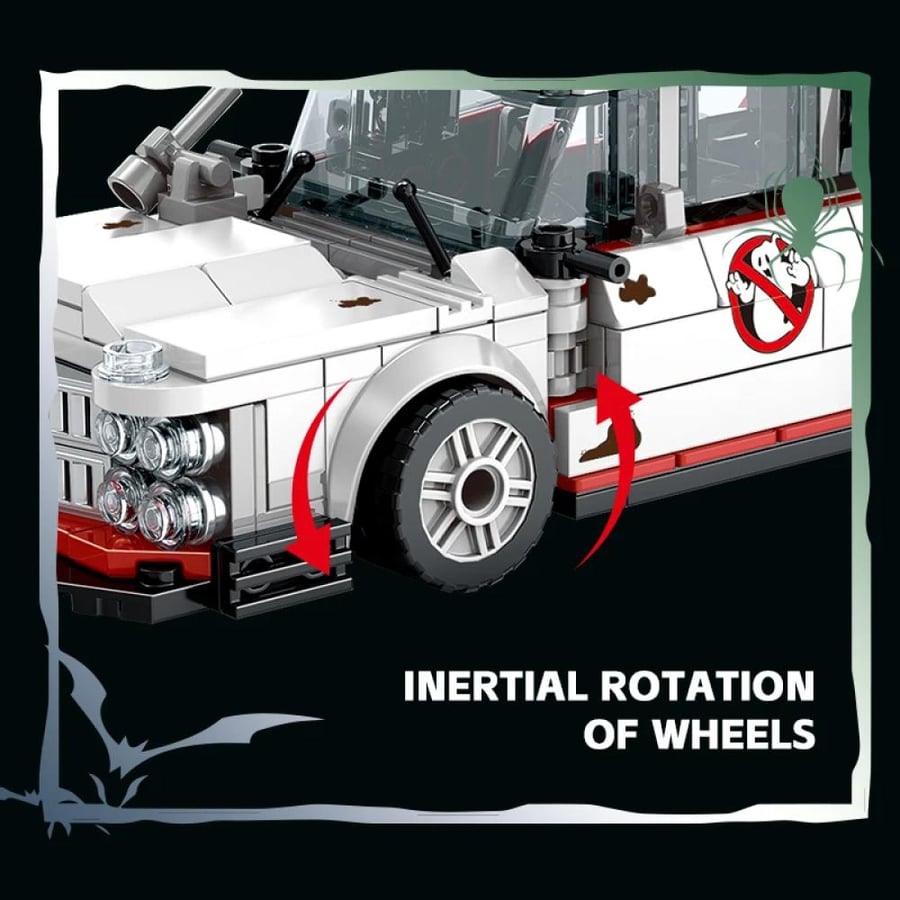 مجموعات GHOSTBUSTERS ECTO-1 التقنية مجموعة مكعبات البناء الجذعية التعليمية