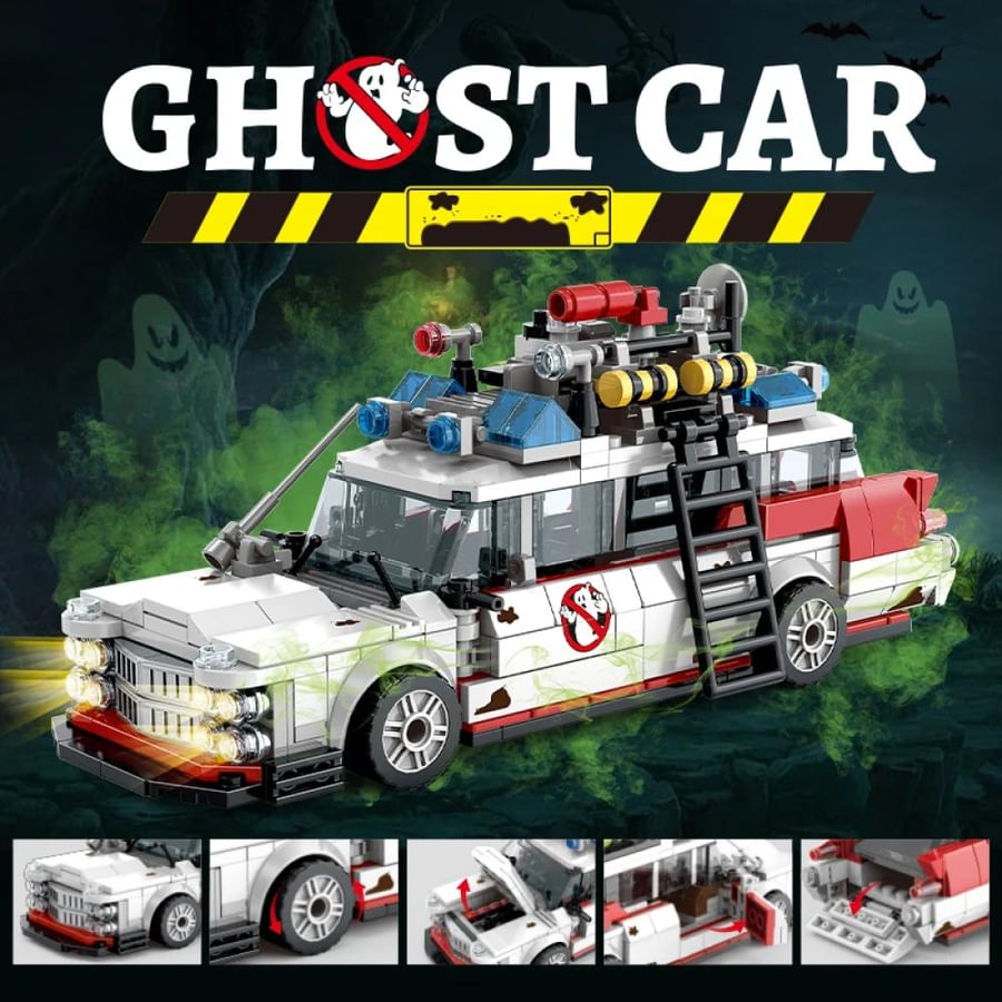 مجموعات GHOSTBUSTERS ECTO-1 التقنية مجموعة مكعبات البناء الجذعية التعليمية