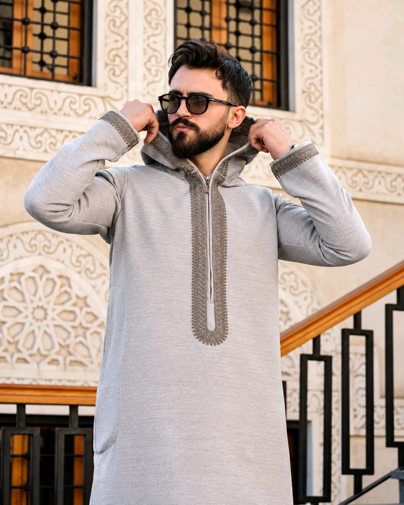 ثوب مغربي شتوي فاخر