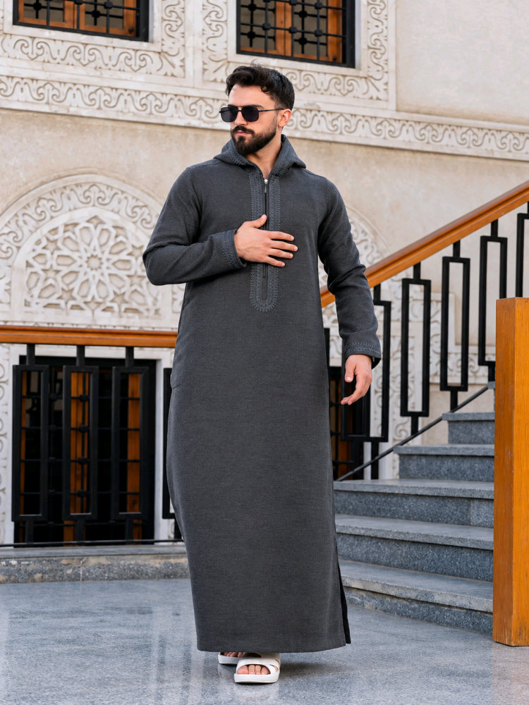 ثوب مغربي شتوي فاخر