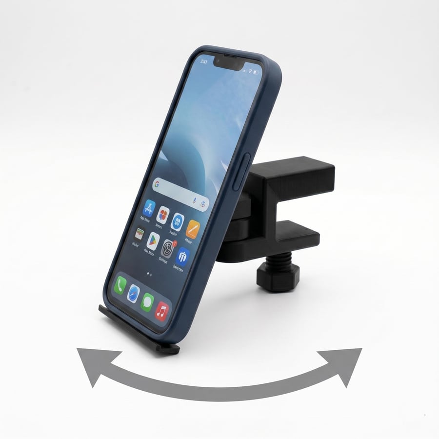 حامل الجوال المكتبي القابل للتعديل (Desk Phone Mount) – تثبيت ذكي وموفر للمساحة