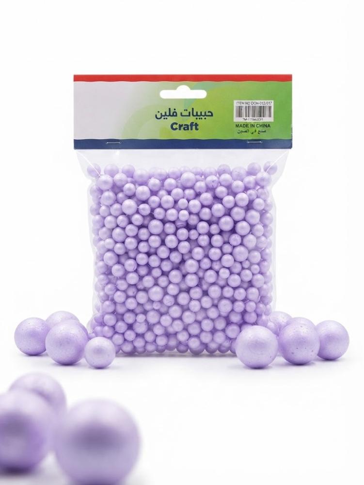 حبيبات فلين ملونة للحرف اليدوية (Craft Foam Beads)