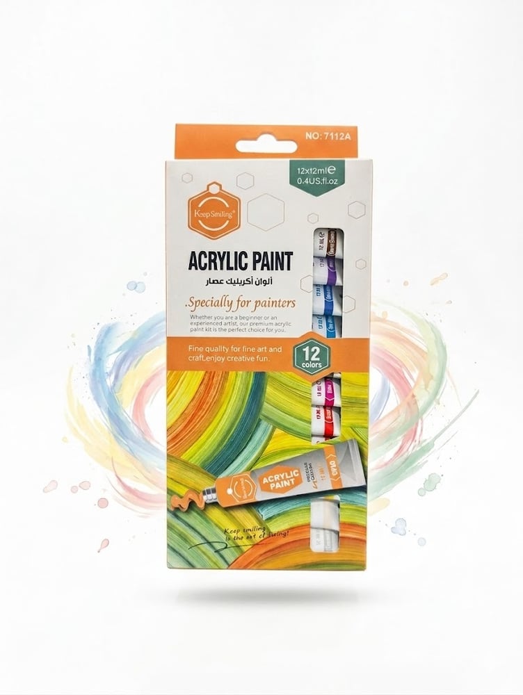Acrylic colors set for professionals and amateurs