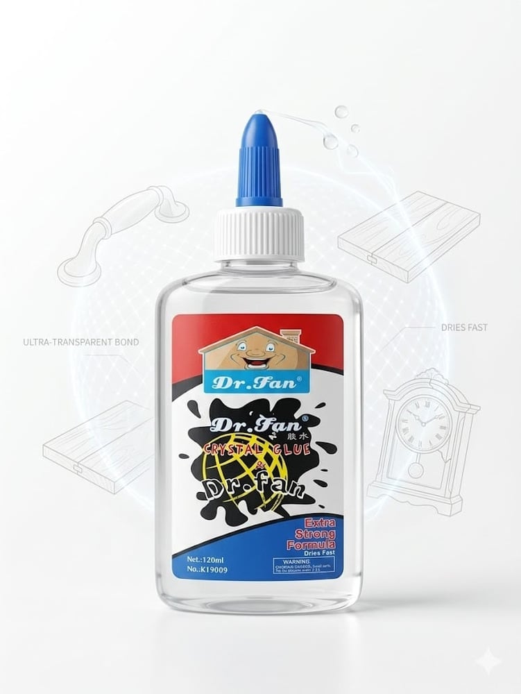 غراء دكتور فان الشفاف Dr. Fan Crystal Glue - (120 مل)