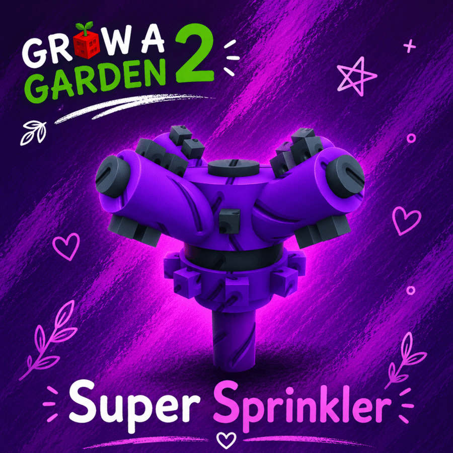 سوبر سبرينكلر ماب المزرعة 2 - Super Sprinkler Grow a Garden 2