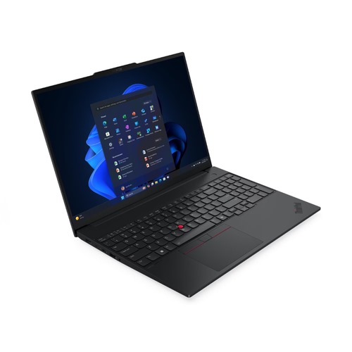 Lenovo ThinkPad E16 Gen 3 Laptop With 16-inch Full HD (1920×1080) Display, Intel Core Ultra 7-255H Processor, 16GB DDR5 RAM, 1TB SSD, Intel Iris Xe Graphics, DOS (No Windows), English/Arabic Keyboard, Black Color
