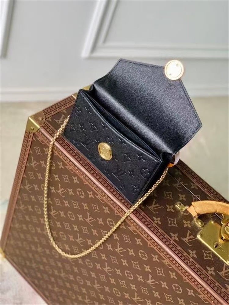 Louis Vuitton Wallet On Chain Rosy