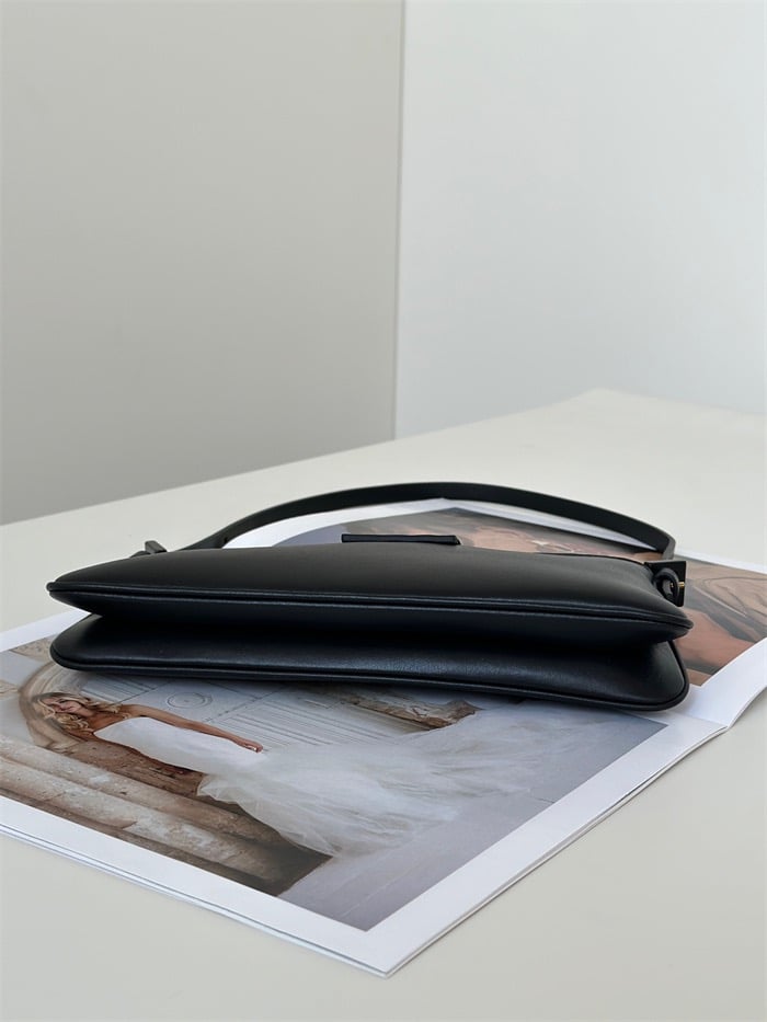 FENDI Black Leather Mini Bag