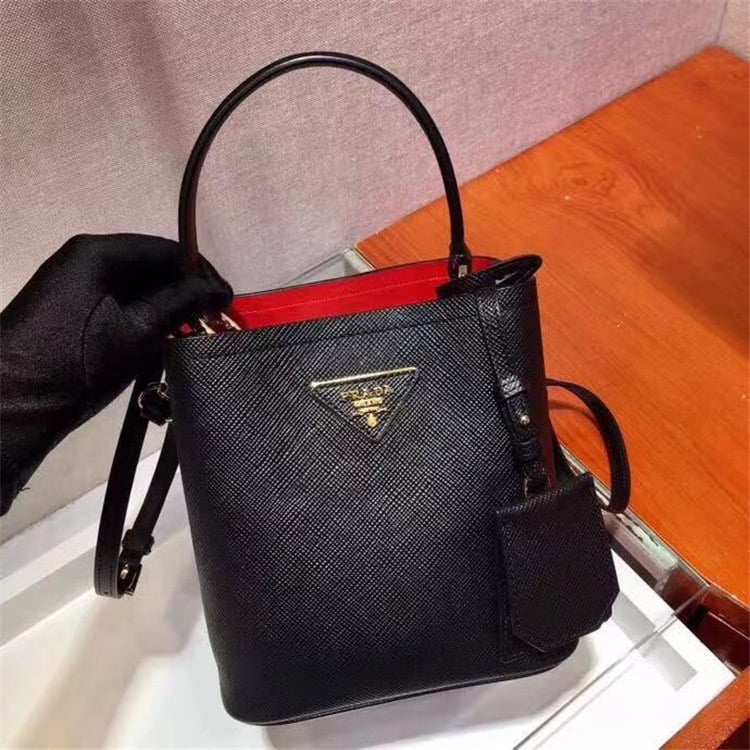 PRADA Panier Small Saffiano Bag