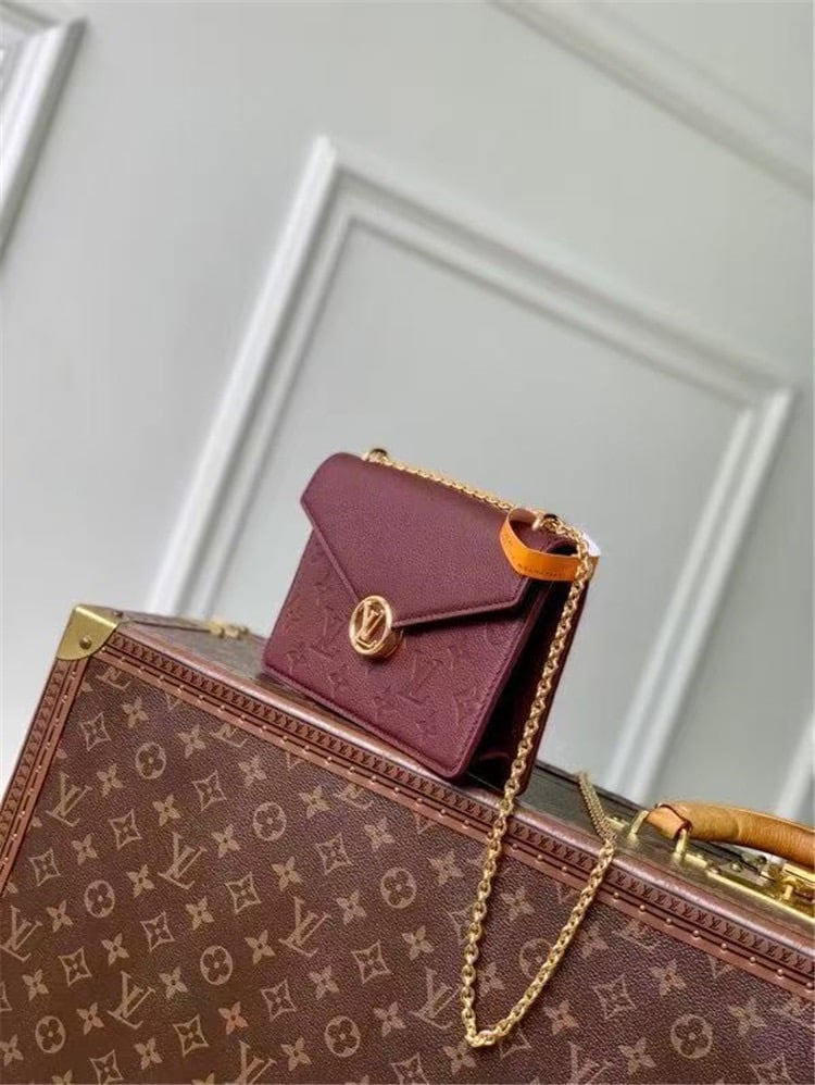 Louis Vuitton Wallet On Chain Rosy