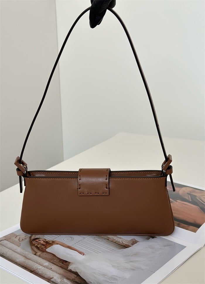 FENDI Tan Color Leather Mini Bag