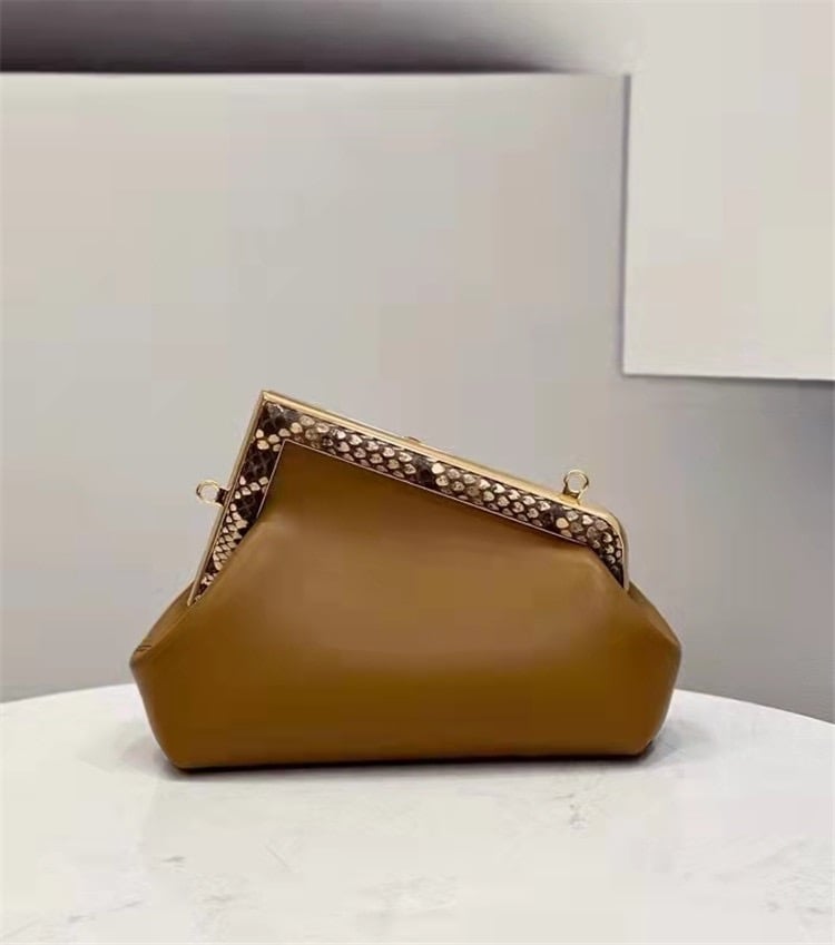 FENDI First Real Leather Ladies Handbag