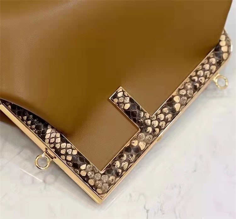 FENDI First Real Leather Ladies Handbag