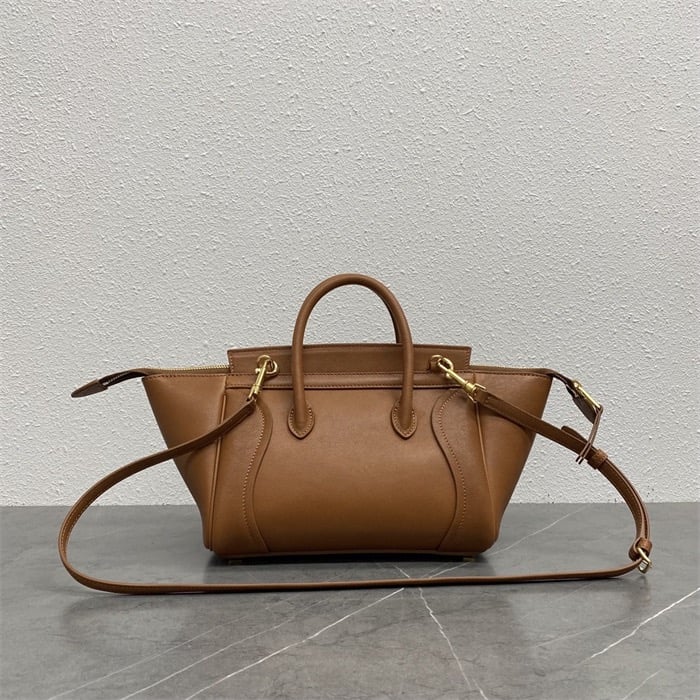 CELINE Small New Luggage In Supple Shiny lambskin