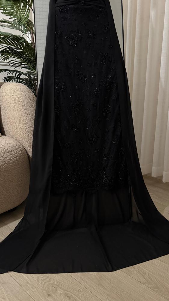 فستان اسود سهرة انيق
