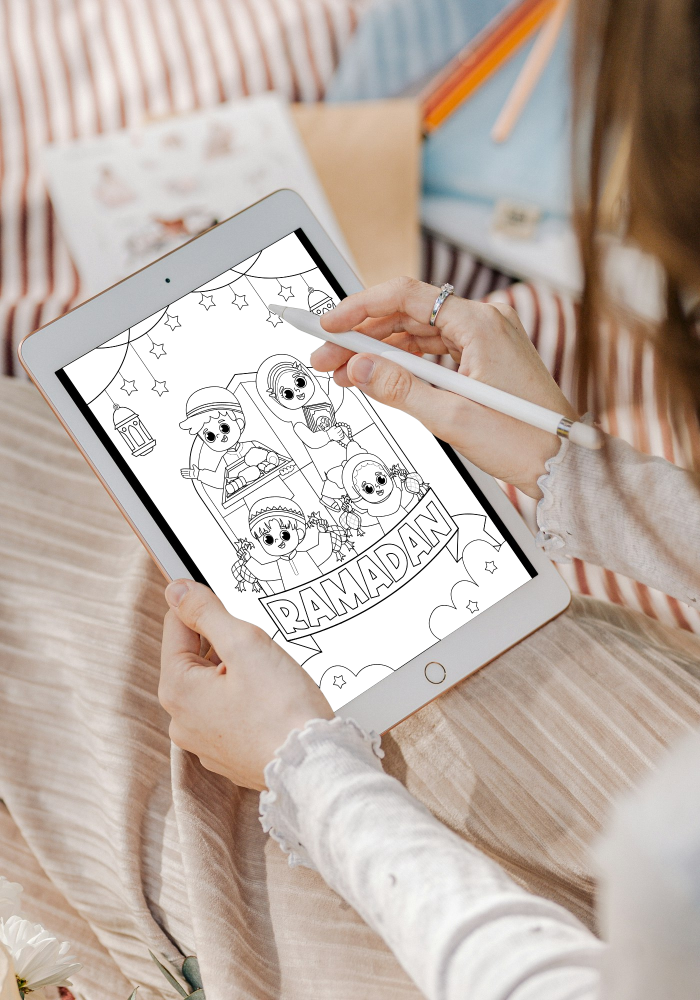رسومات تلوين رمضانية للأطفال