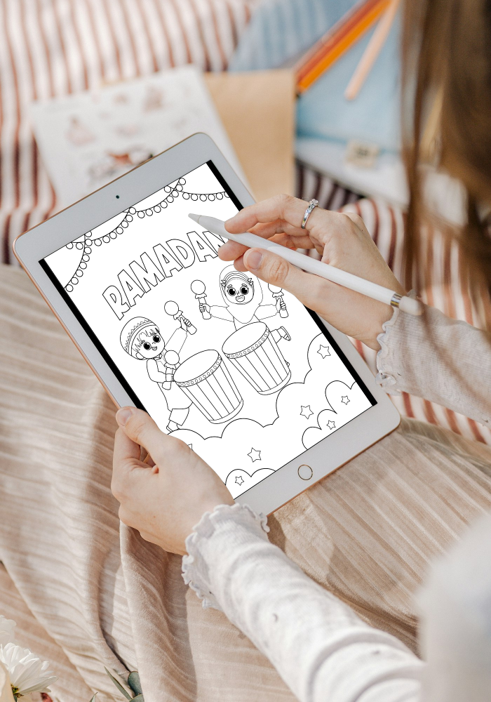 رسومات تلوين رمضانية للأطفال
